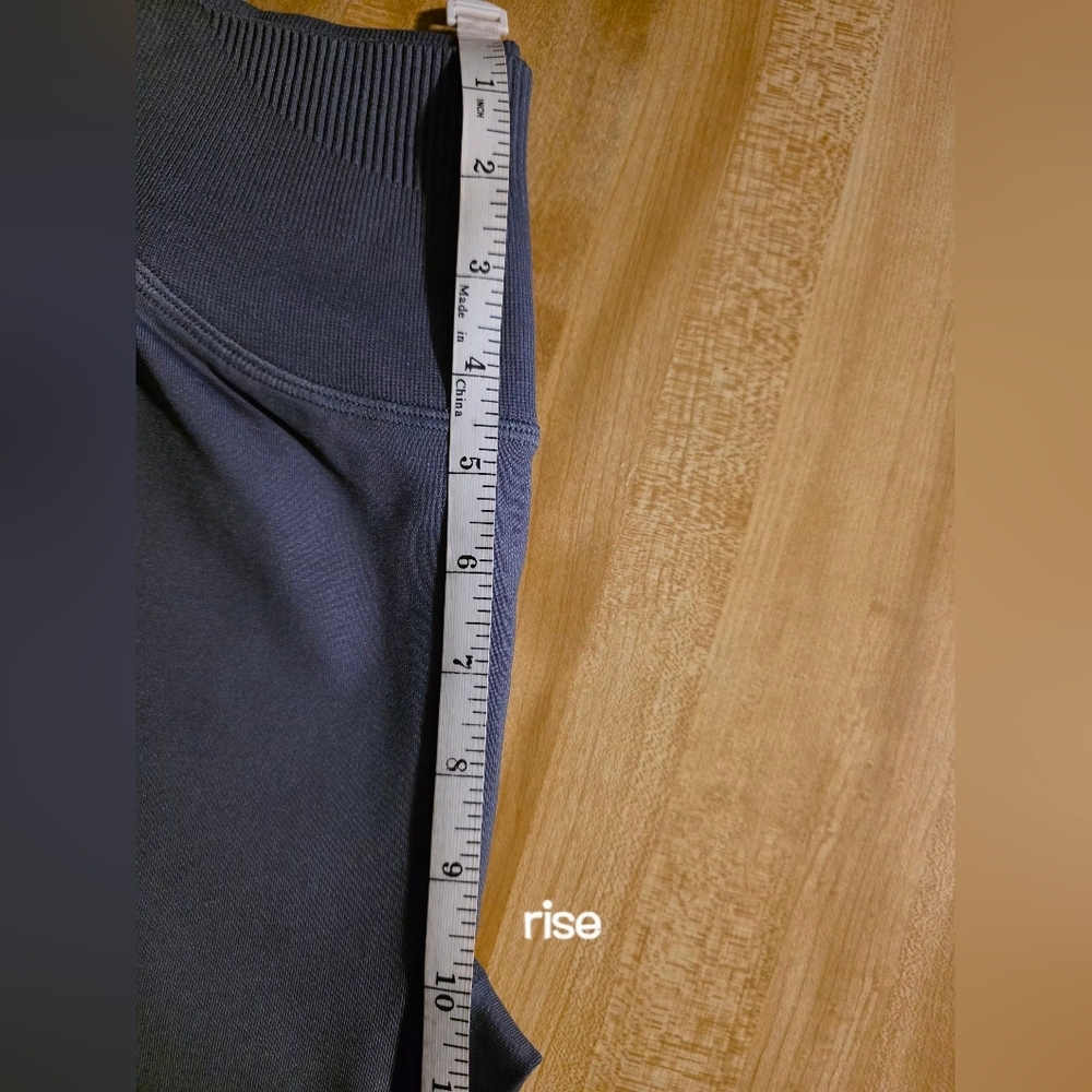 Gymshark Gray Blue Yoga Pants Large (YLEG7) - Picture 3 of 9